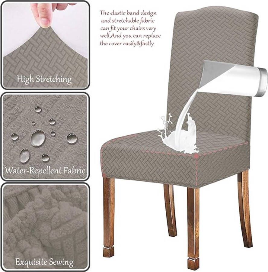 Stoelhoezen eetkamerstoelen \ chair covers dining room chairs ‎38.1 x 36 x 48.26 cm