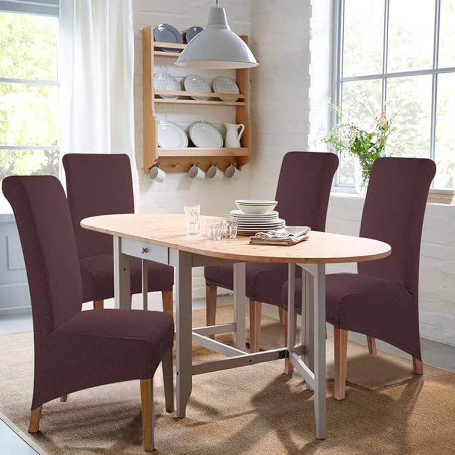 stoelhoezen eetkamerstoelen \ chair covers dining room chairs 56D x 60W x 75H centimetres