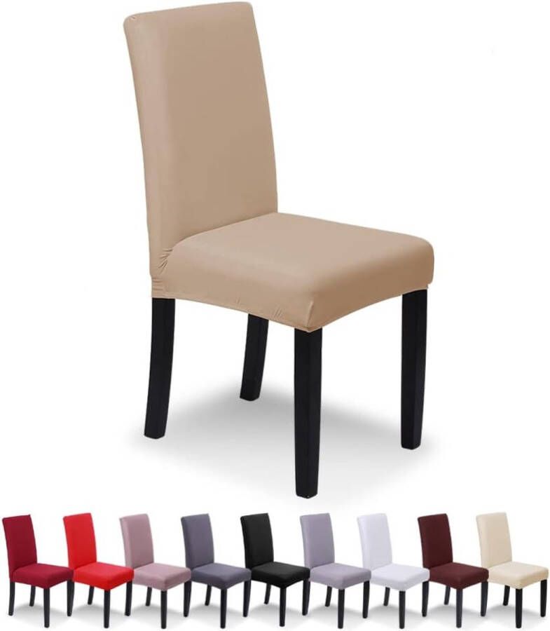 Stoelhoezen elastische moderne stoelhoezen bruiloft feesten banketdecoratie bi-elastische spanhoes zeer onderhoudsvriendelijk en duurzaam universeel 4 stuks
