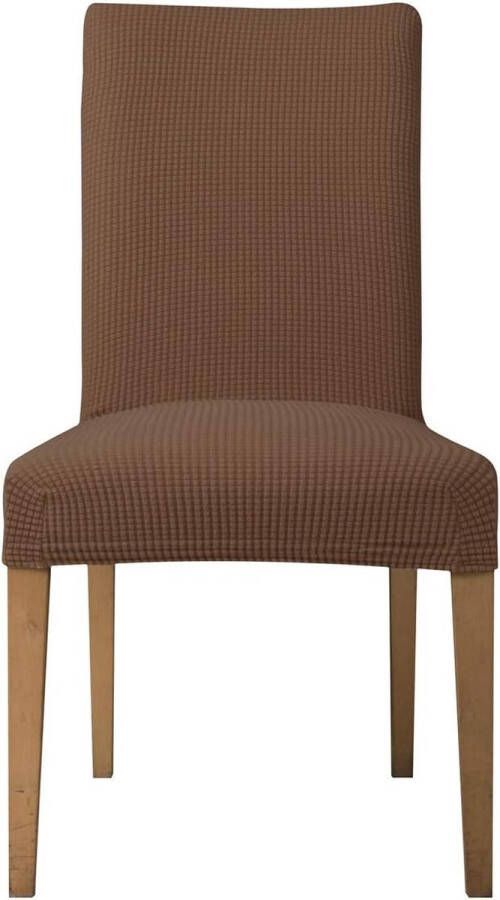 Stoelhoezen pak van 6 elastische stoelhoes stretchhoes jacquardhoezen voor bruiloften feesten banketdecoratie bi-elastische aansluitende hoes (stof 6 stuks)