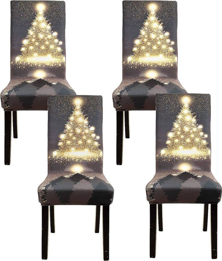 Stoelhoezen set van 4 6 stuks stoelovertrek universeel stretch afneembare stoelbekleding beschermcover voor huis eetkamer modern bruiloft boeket hotel restaurant