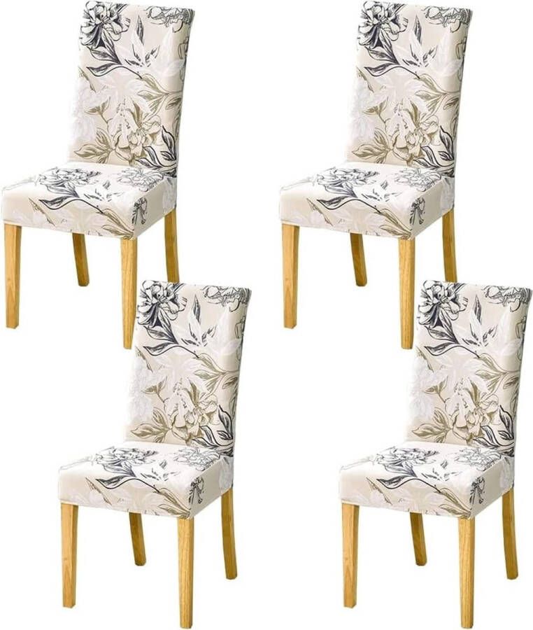 Stoelhoezen set van 4 stuks stretch afneembaar wasbaar voor hotel restaurant keuken bruiloftsfeest