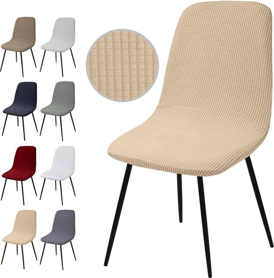 Inovra Elegante Stretch Stoelhoezen Set van 2 voor Eetkamer en Feestdecoratie