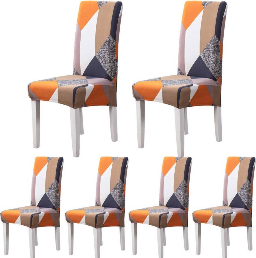 Stoelhoezen set van 4 6 stretch stoelhoezen universele moderne elastische hoezen voor stoelen voor eetkamer feest hotel restaurantstoelen decoratie