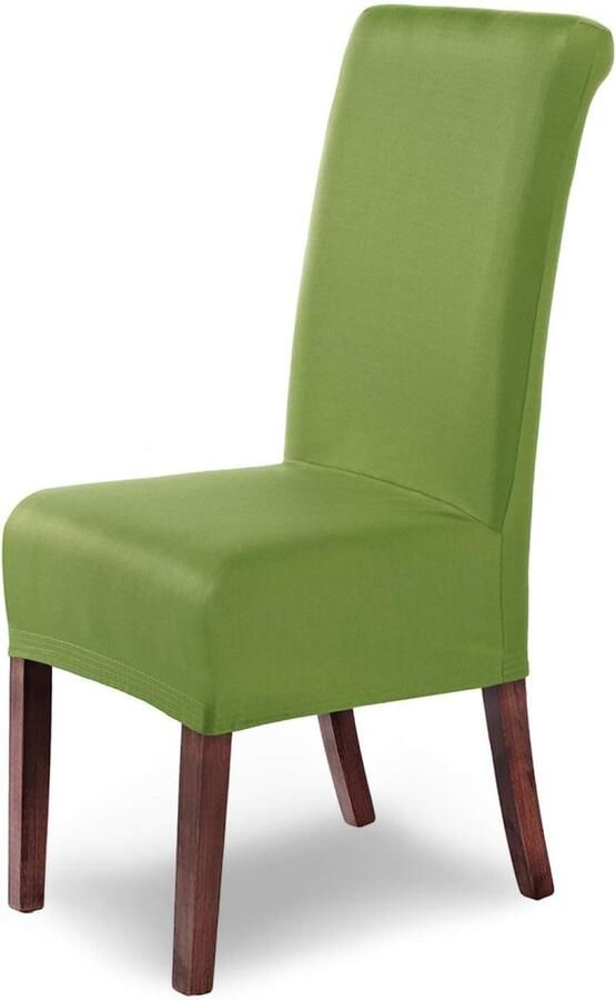 Goodivery Set van 6 Stijlvolle Elastische Stoelhoezen met Vlekbescherming voor Strakke Pasvorm