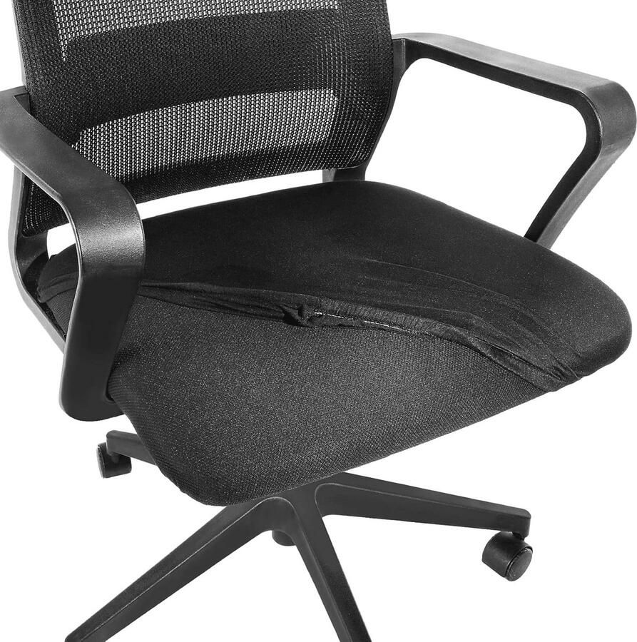 Stoelhoezen voor Bureaustoelen Stretch Afneembaar en Wasbaar Set van 2
