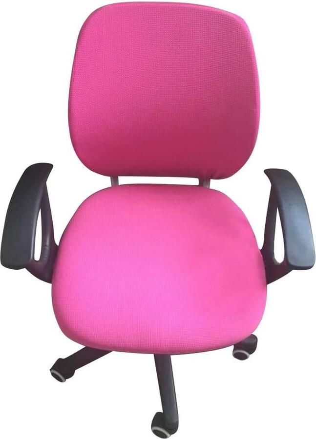 Stoelhoezen voor bureaustoelen Stretch Jacquard Lage Rug Wasbare en Anti-stof Beschermers