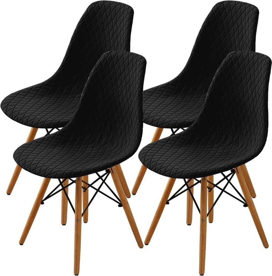 Stoelhoezen voor Eetkamerstoelen Moderne en Gevoerde Bescherming (2 4 6 Stuks)