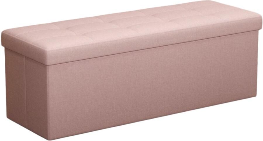 Stoelkist met opslag stoel met opslag stoelorganisator Zeer elastisch schuim 38 cm x 110 cm x 38 cm roze