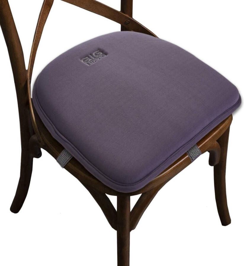 Stoelkussen traagschuim zitkussen met antislip banden comfortabel zitkussen voor bureaustoel rolstoel Essensthul grijs