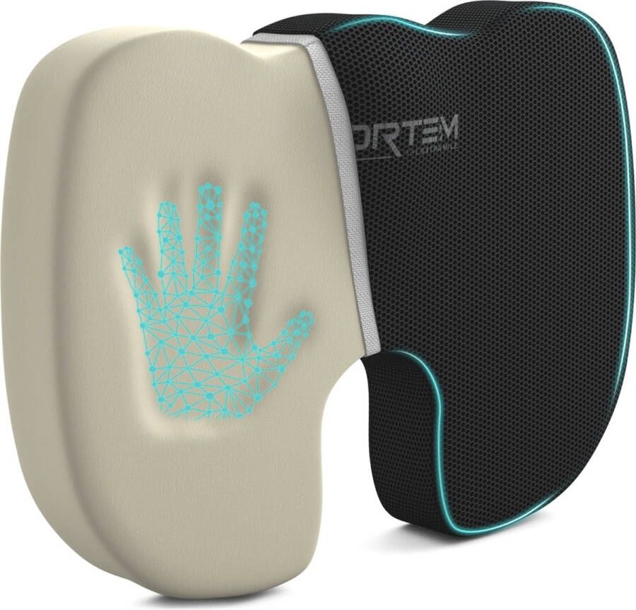 Stoelkussen Zitkussen voor Bureaustoel Autostoelkussen Orthopedisch Kussen Stuitkussen Traagschuim Zitkussen voor Bureaustoel Wasbare Hoes