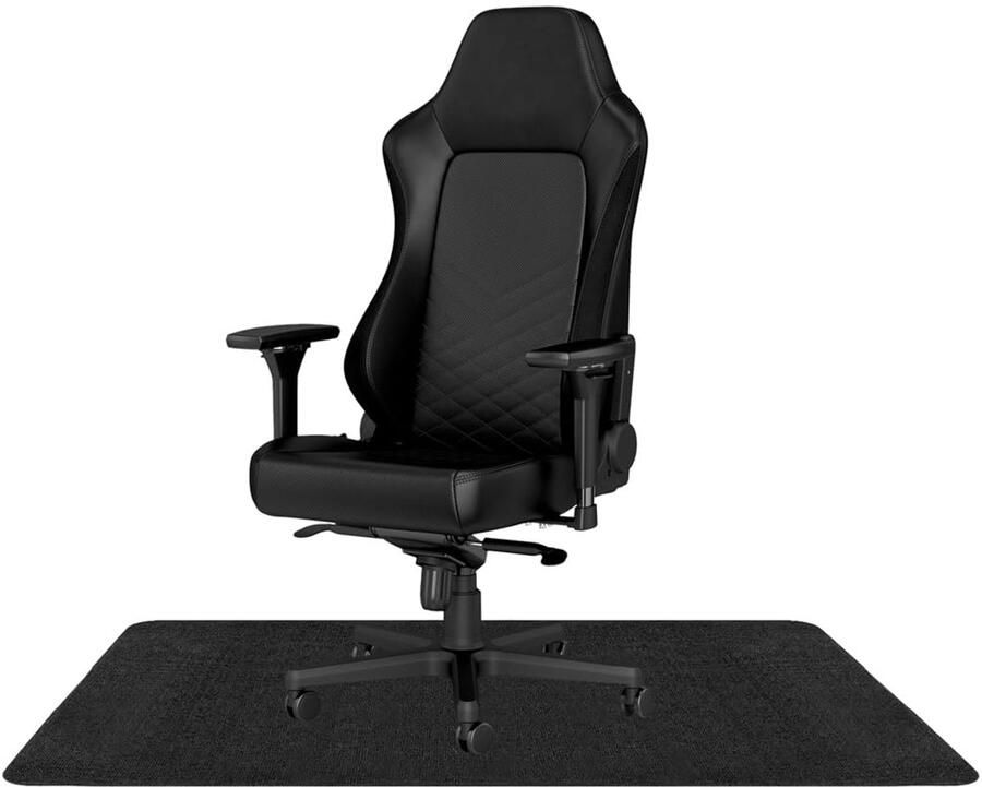 Stoelmat Bescherming voor Vloeren 1 stuk Wit 100% Polyester 55 x 35