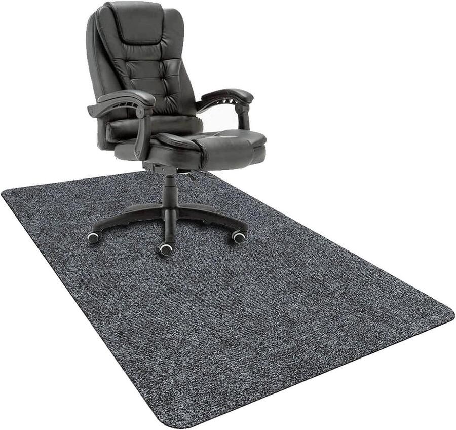 Stoelmat voor hardhout computer bureau vloermat grijs 889 x 119 cm floor mat