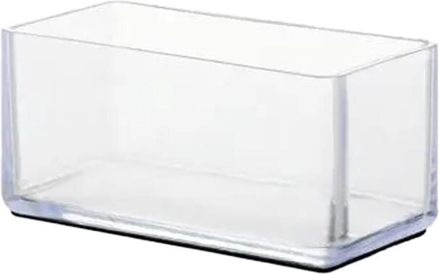 Stoelpoot beschermers Anti Kras Stoelpootdoppen Rechthoek 15x30mm Transparant 16 stuks