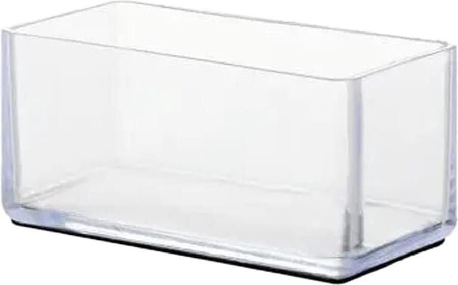 Stoelpoot beschermers Anti Kras Stoelpootdoppen Rechthoek 25x50mm Transparant 16 stuks