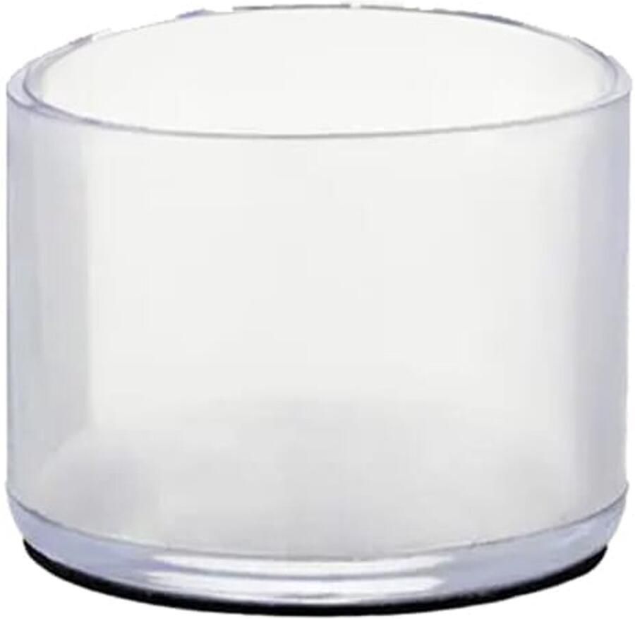 Stoelpoot beschermers Anti Kras Stoelpootdoppen Rond 40mm Transparant 16 stuks