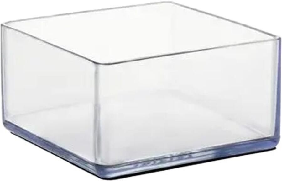 Stoelpoot beschermers Anti Kras Stoelpootdoppen Vierkant 20x20mm Transparant 4 stuks