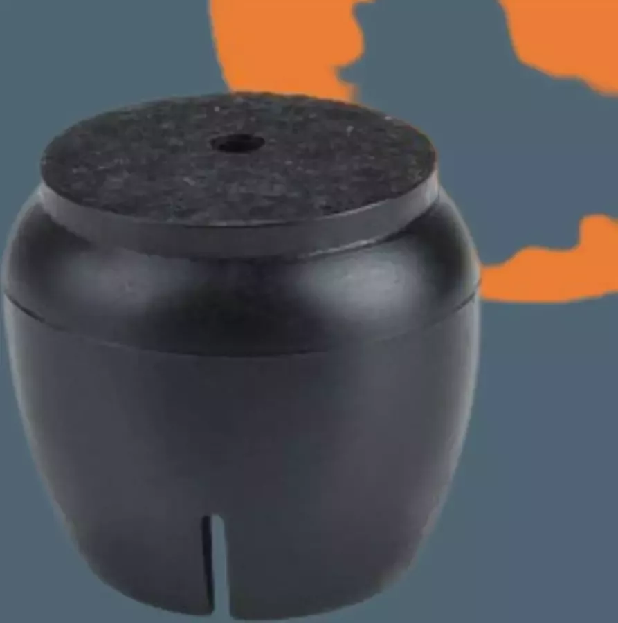 Stoelpoot Doppen – 25-29mm – met Anti-Kras Vilt – Stoelpoot beschermers Vloerbescherming – Stoelpootbeschermers – 24 Stuks – Zwart – Rond