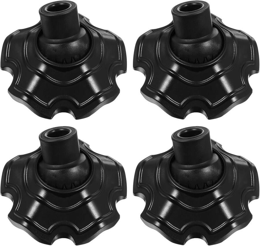 Stoelpootbeschermers 4 stuks campingstoel voetafdekkingen tuinmeubelen beenkappen stoelpoot vloerbeschermers voor terras binnenstoel tafel bed 15 mm