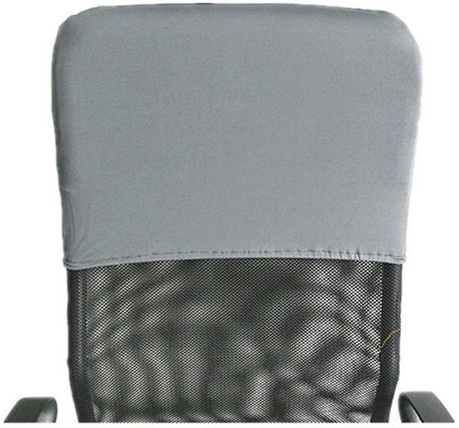 Stofdichte stoel rugsteun cover voor thuis kantoor stoel comfortabele hoge elasticiteit rugsteun cover rugsteun hoofd kussens-grijs 35*48cm