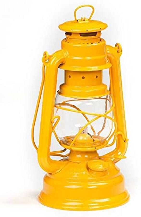 Stormlantaarn 276 Weerbestendige en Duurzame Lamp in Signaalgeel