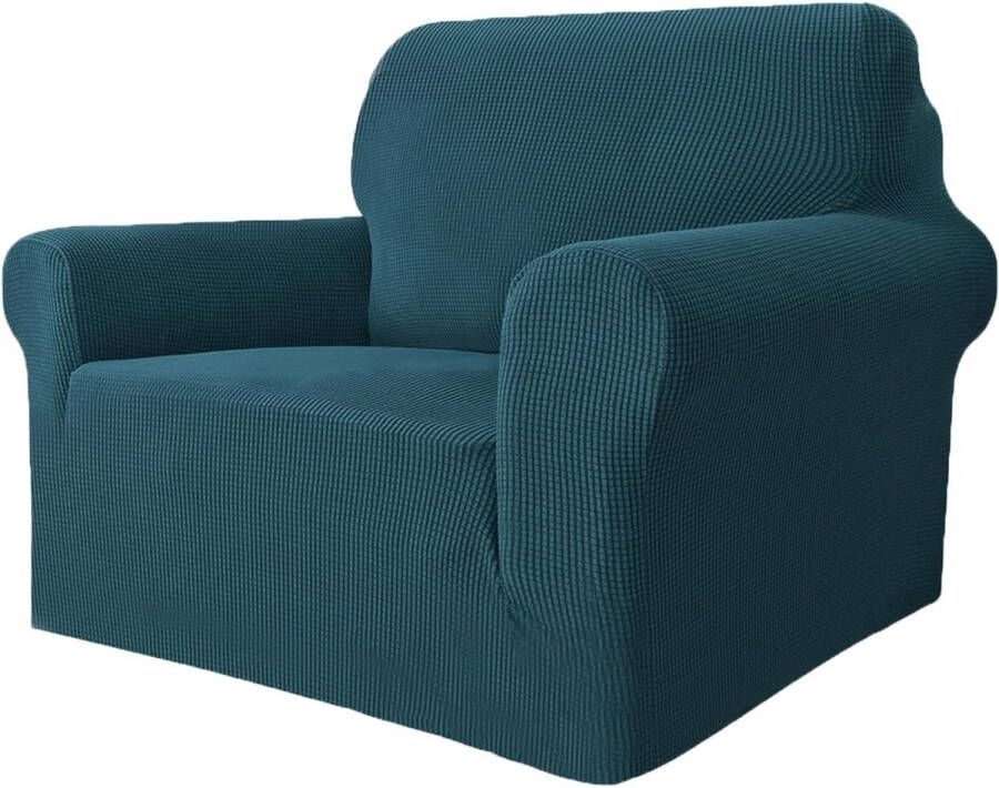 Stretch Bankhoes 1 Zit Elastische Bankhoezen Voor Woonkamer Universele Rekbare Armsteun Sofahoes Krasbestendig Meubelhoes Voor Bank Groen