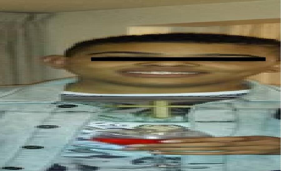 Sqinor Zelfklevende asymmetrische spiegel zonder frame plakbare glazen wandspiegel badkamerspiegel decoratieve spiegels wanddecoratie decoratie voor slaapkamer kaptafel (fijn geslepen 38 x 47 8