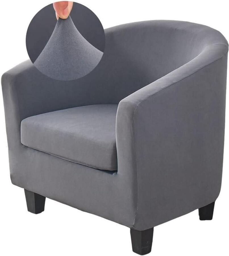 Stretch Chesterfield 1-zits fauteuil hoes Antislip cocktail fauteuil hoezen voor bar en woonkamer
