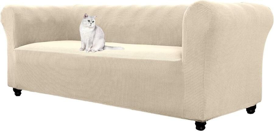Stretch Jacquard Bankhoes voor Chesterfield Banken – Bestendig en Elegante Bescherming voor Meubels Verkrijgbaar in 16 Kleuren