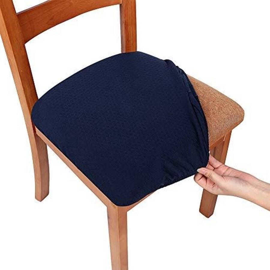 Stretch spandex jacquard stoelhoezen voor eetkamerstoelen verwijderbaar en wasbaar