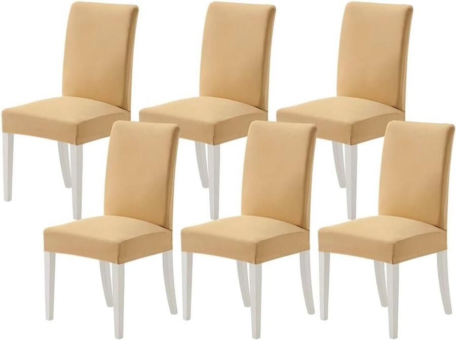 Miulee Stretch Stoelhoezen met Hoge Rug Wasbare en Afneembare Elasticiteit voor Stoelbescherming