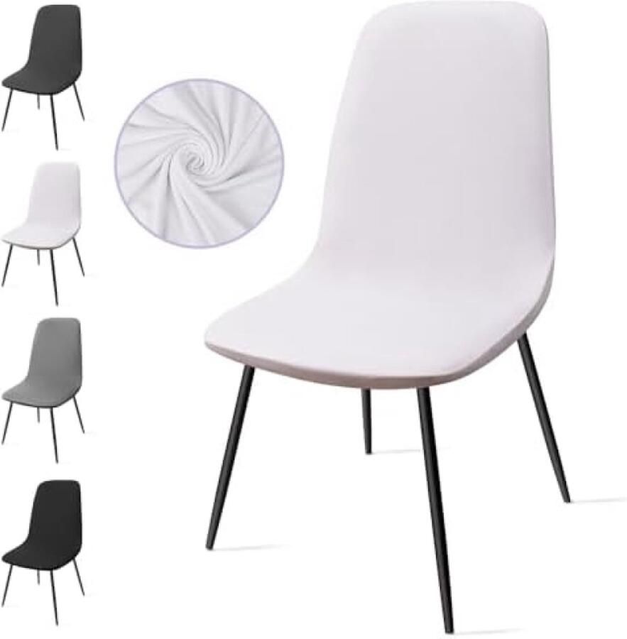 Stretch Stoelhoezen Set van 4 Stuks Eetkamerstoelhoezen Universele Stoelhoezen Afneembaar Wasbare Stoelhoes voor Eetkamer Hotel Banket Bruiloft Feest