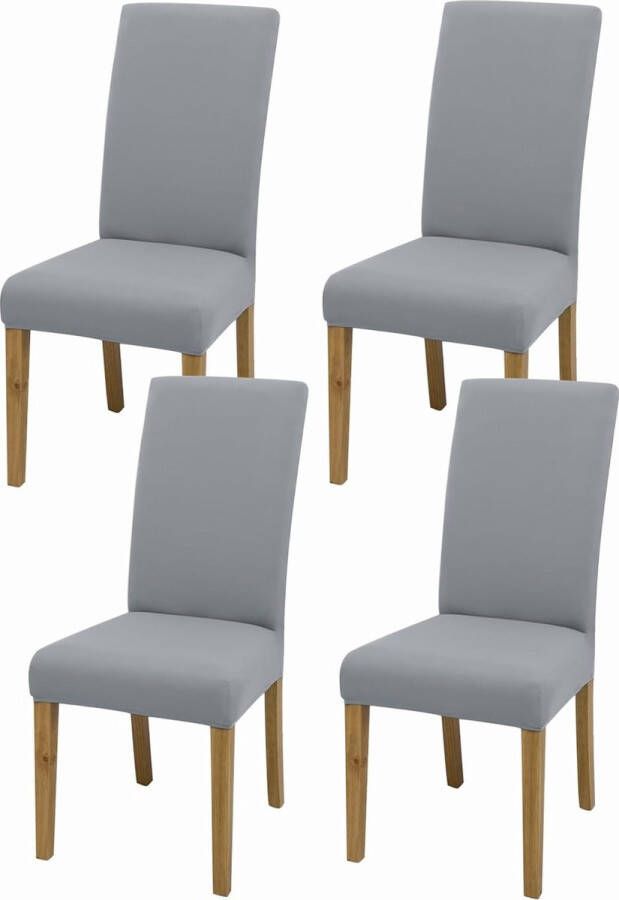 Stretch stoelhoezen set waterdicht elastisch afneembare stoelhoes universele hoezen voor stoelen moderne jacquard hoes afneembare stoelhoes voor hotel banket restaurant (01 4 stuks)