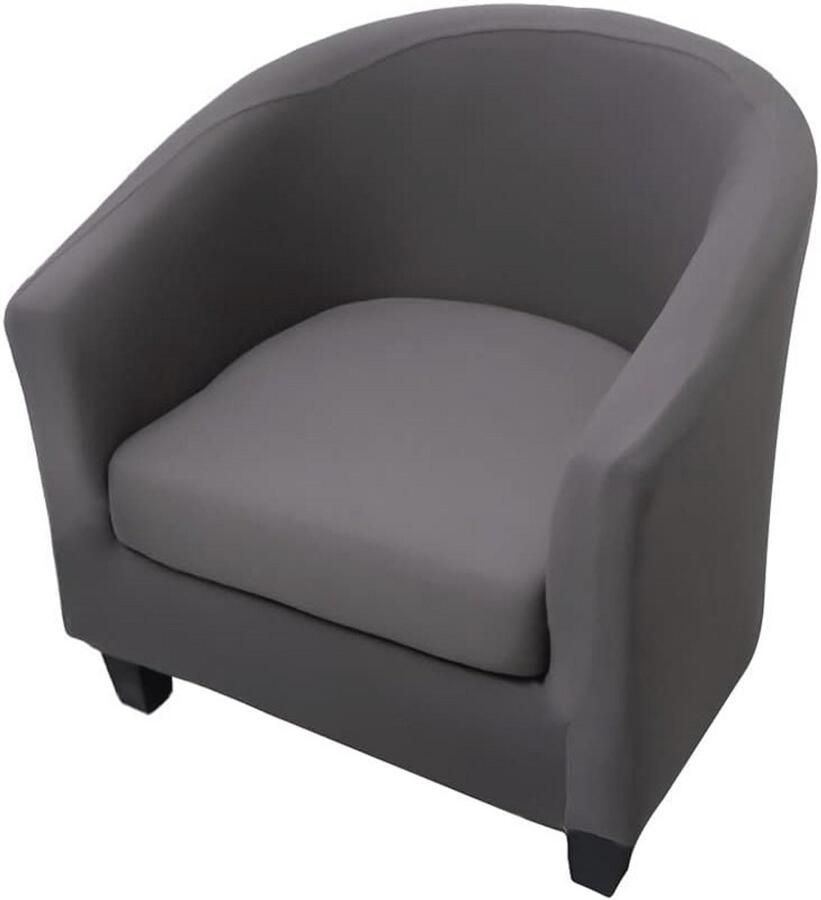Stretch Tub Chair Slipcover 2 Stuks Wasbare Meubelbeschermer voor Fauteuils