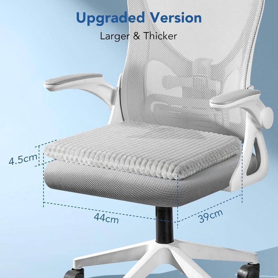 Zacht en comfortabel zitkussen voor bureaustoel en rolstoel Orthopedisch gelkussen met wasbare pluche hoes
