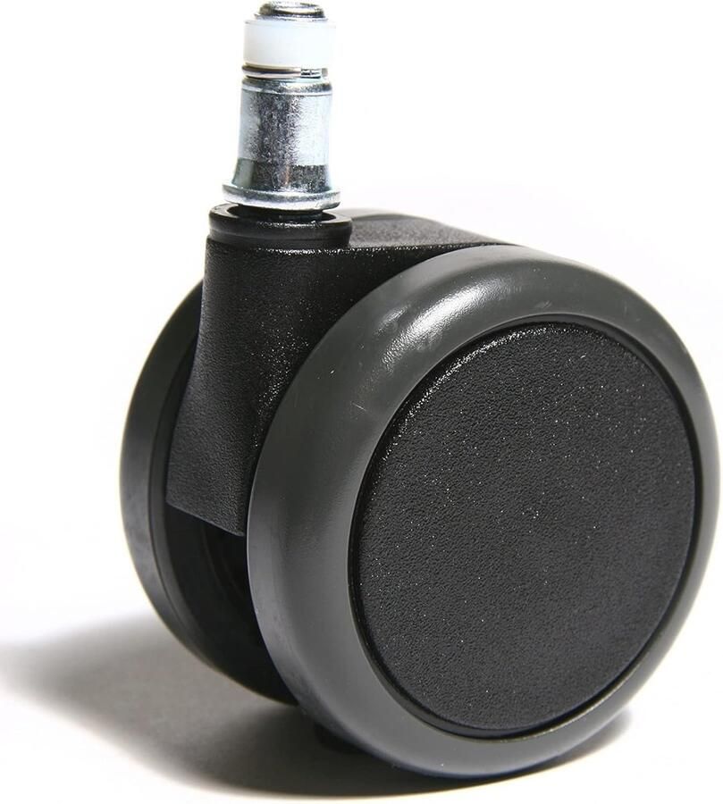 Bureaustoelwielen Set 5 Stuks Stiftgrootte 11 mm Roldiameter 65 mm voor Harde Vloeren