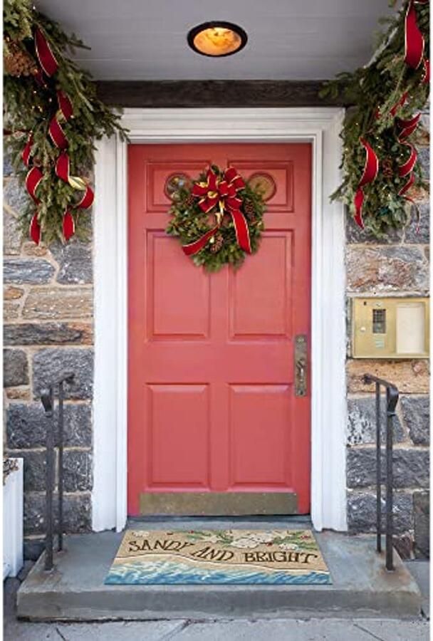 Stylish Bee Rug for Indoor and Outdoor Use 45 x 60 cm