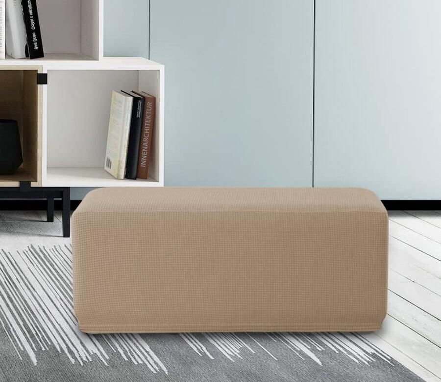 Stylish Jacquard Krukhoes voor Poef en Voetenbank Machinewasbaar