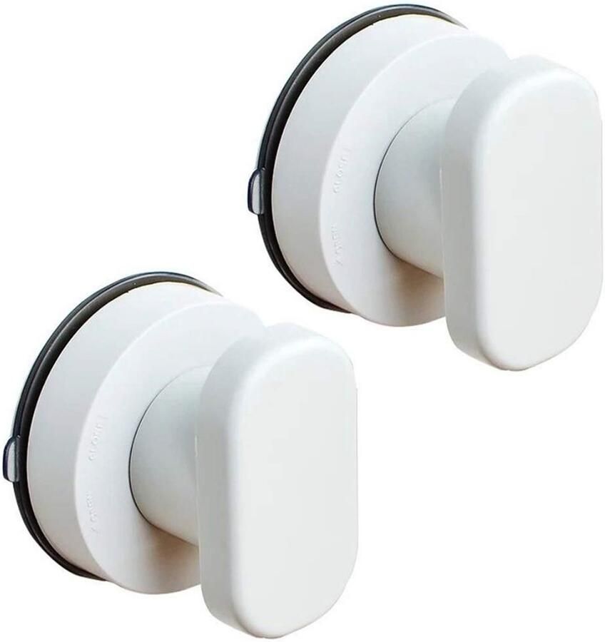 Suction Handle for Glass Door Suction Handle for Shower Cabinet Door Handles Suction Cup Handle Drawer Cabinet Fridge Door Portable Mobility Handle Knobs with Suction Cup for Bathroom 2 Pieces