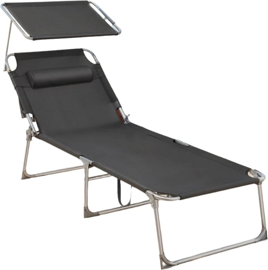 Sun Lounger Deck Chair – Foldable Reclining Chair – Relaxation Seat – Easy Setup – 71 x 200 x 38 cm