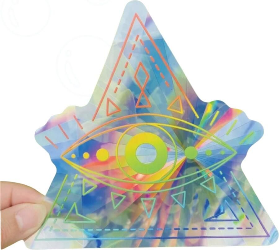 Suncatcher Raamsticker Regenboog Effect – Zonnesticker- Zelfklevende Zonlicht Sticker – Herbruikbare Raamdecoratie – 19x15 6 cm – Voor Ramen in Woonkamer Kinderkamer Bureau – Gadget Anna O Selections - Foto 3