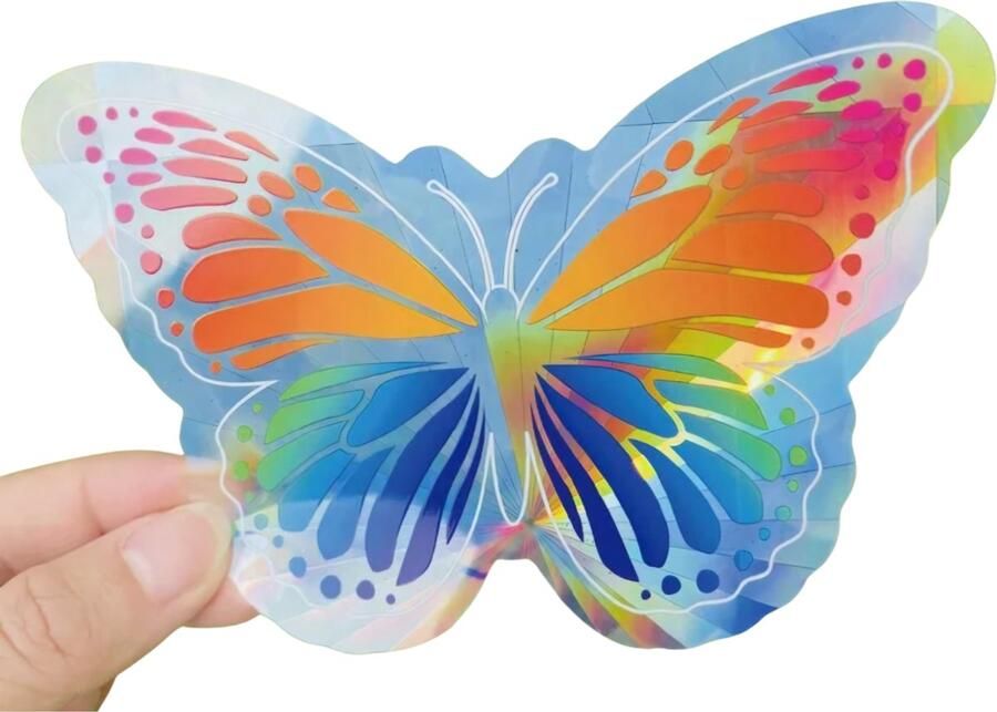 Suncatcher Raamsticker Regenboog Effect – Zonnesticker- Zelfklevende Zonlicht Sticker – Herbruikbare Raamdecoratie – 19x15 6 cm – Voor Ramen in Woonkamer Kinderkamer Bureau – Gadget Anna O Selections - Foto 6