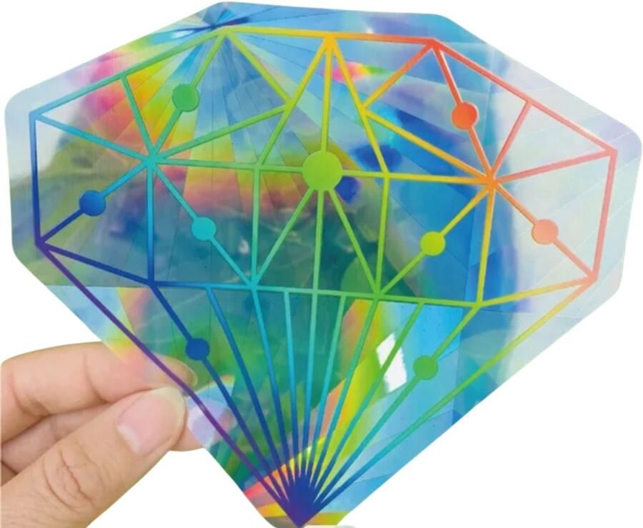 Suncatcher Raamsticker Regenboog Effect – Zonnesticker- Zelfklevende Zonlicht Sticker – Herbruikbare Raamdecoratie – 19x15 6 cm – Voor Ramen in Woonkamer Kinderkamer Bureau – Gadget Anna O Selections - Foto 4