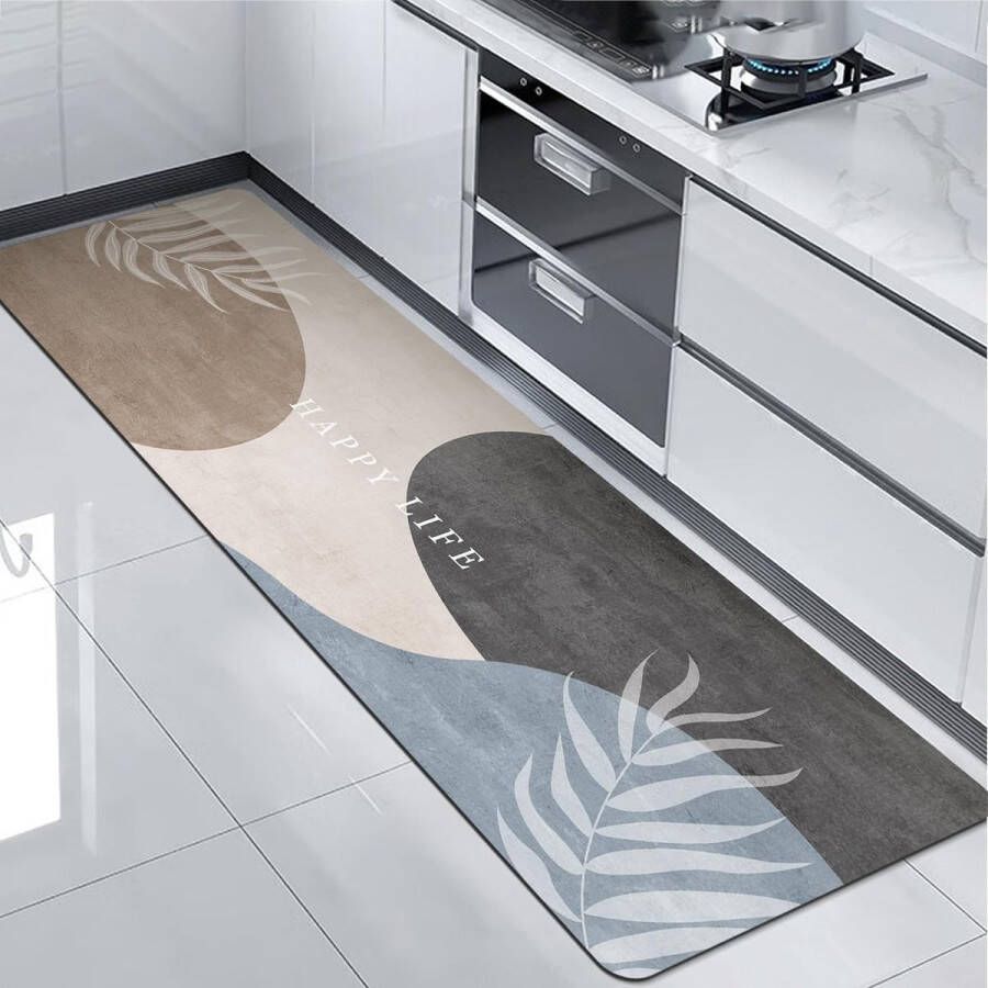 Super absorberende badmat traagschuim badmatset antislip microvezel badmatten antislip wasbaar badmatten voor badkuip doucheruimte en badkamer (CF31 50 x 150 cm)