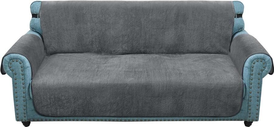 Super Dikke Fluwelen Bankovertrek 3-Zits Antislip Universele Bescherming voor Meubels Geschikt voor Kinderen en Huisdieren