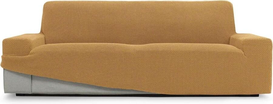 Super elastische 2-zits ademend comfortabel en duurzaam bankovertrek eenvoudig aan te brengen afmetingen 140-180 cm kleur geel hoesbank waterafstotend Wasbaar Strech