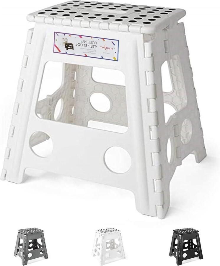 Super Sterke Vouwen Stap Kruk 16 Inch Voor Volwassenen en Kinderen Keuken en Tuin