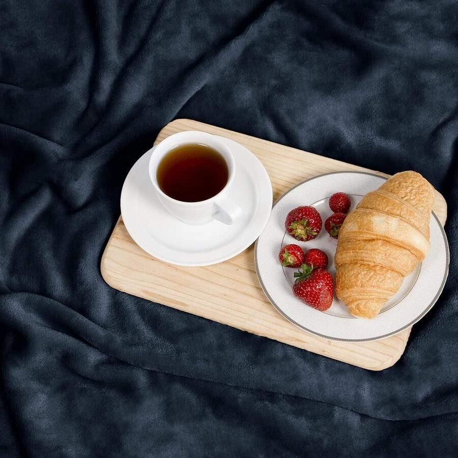 Super zachte fleece deken knuffeldeken fluffy & super zacht hoge kwaliteit fleece deken woondeken sprei sofa deken zomerdeken elegante gooideken voor sofa & bank Blauw 200x150 cm