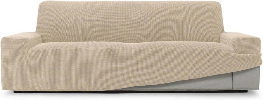Superelastische hoes bankhoes 2-zits ademend comfortabel en duurzaam bankhoes eenvoudig te installeren afmetingen (140-180 cm) beige