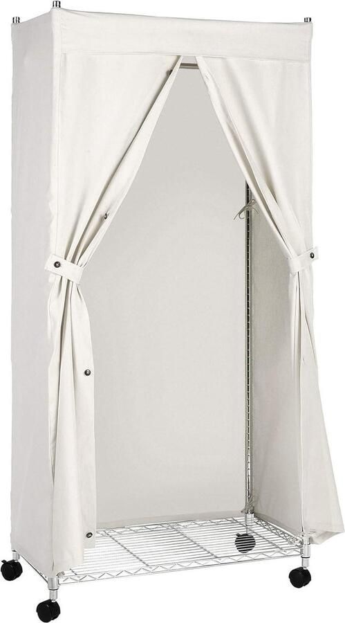 Supreme kledingrekhoes natuurlijk canvas (alleen hoes) Whitmor 6462-389 html content benodigd Hoes voor kledingrek